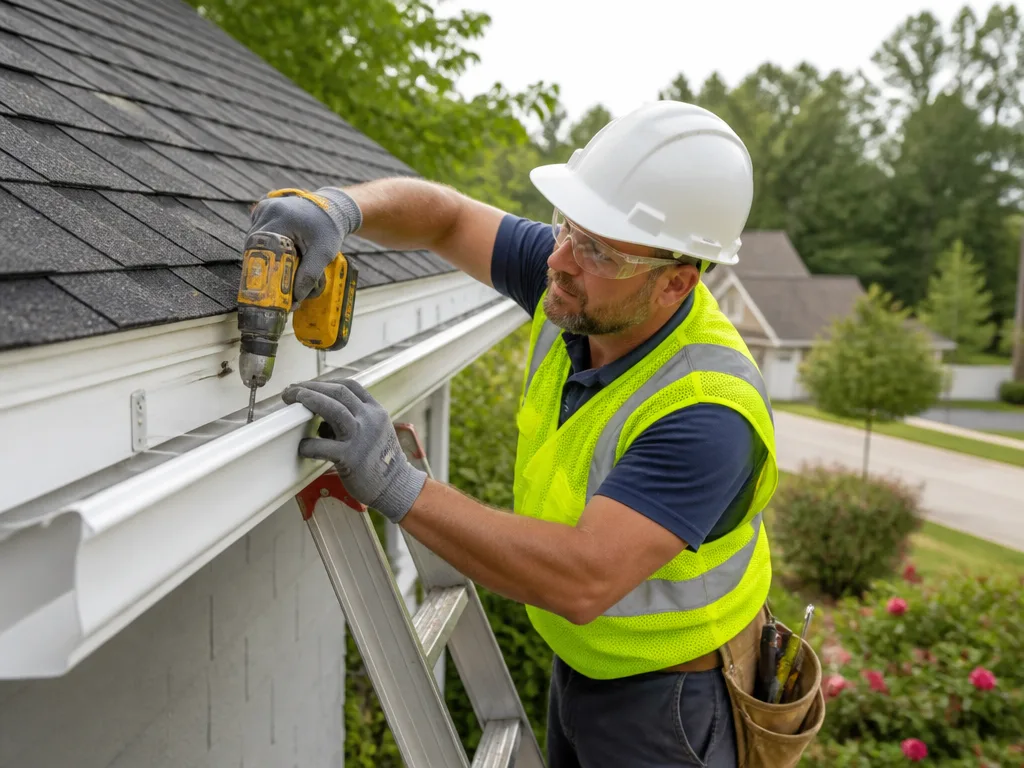 Vinyl Gutter Installation